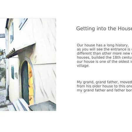 Country Traditional House In Corfu Village, Greece