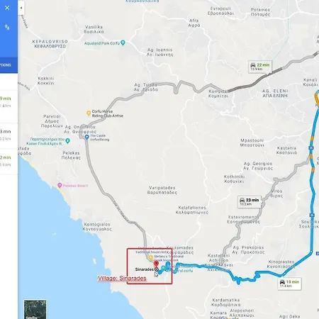 Country Traditional House In Corfu Village, Greece Casa di campagna Sinarádes