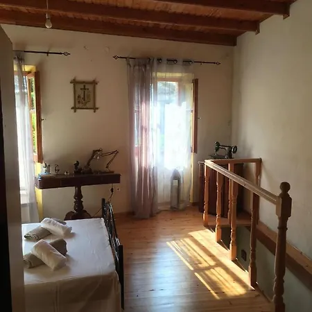 Country Traditional House In Corfu Village, Greece Sinarades